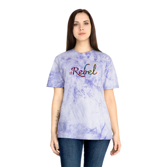 This Rebel Tie Die T-shirt is only for you rebellious women! Are you a strong individual, who does whatever the f*ck she wants? This T-shirt is a perfect match to your personality! Get this purple tie die shirt now if you are a rebel!