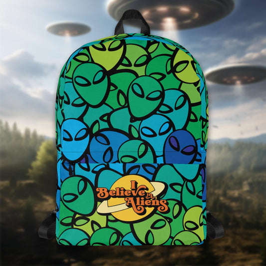 alternative fashion brand for people who believe in aliens! This backpack is designed for alien believers!