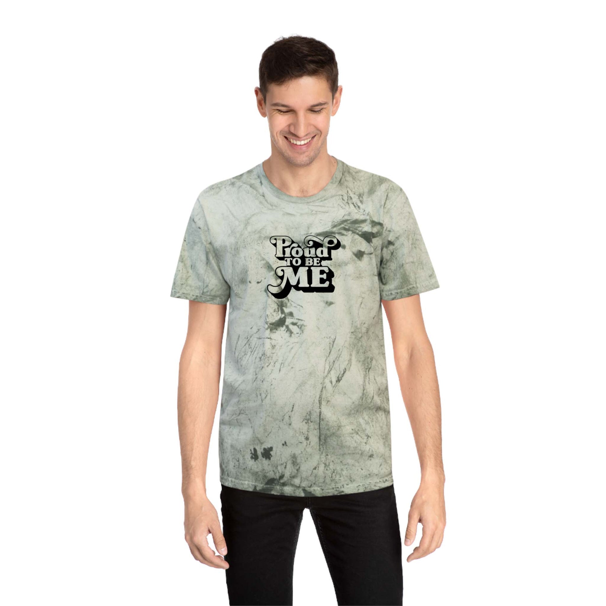 This Proud to be me T-shirt for men has a vintage look with its green color blast washy look! If you are a proud individual, this T-shirt is definitely designed for you!