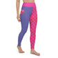 Purple and pink sports leggings for single weirdos!