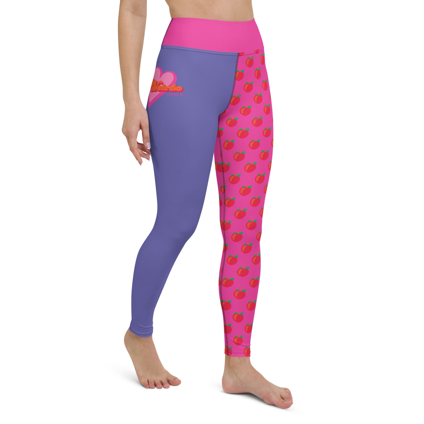 Purple and pink sports leggings for single weirdos!