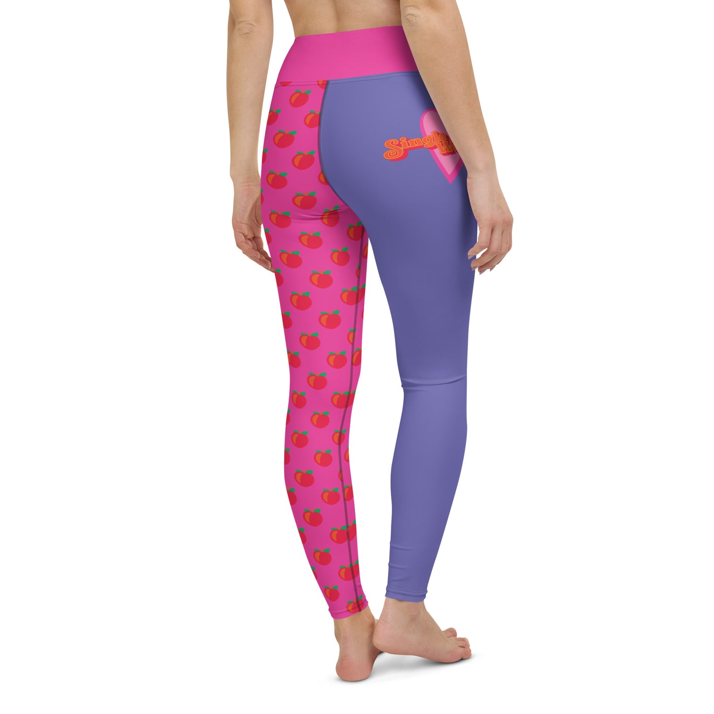 I am Balance.Om Abstract Pattern. Purple & Pink. Yoga Full Leggings – All  is One T-shirts