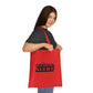 Weirdo | The size of this cotton tote bag is 42x38 cm. The red cotton bag has our funny meme printed at the front in black letters: WEIRDO ALERT