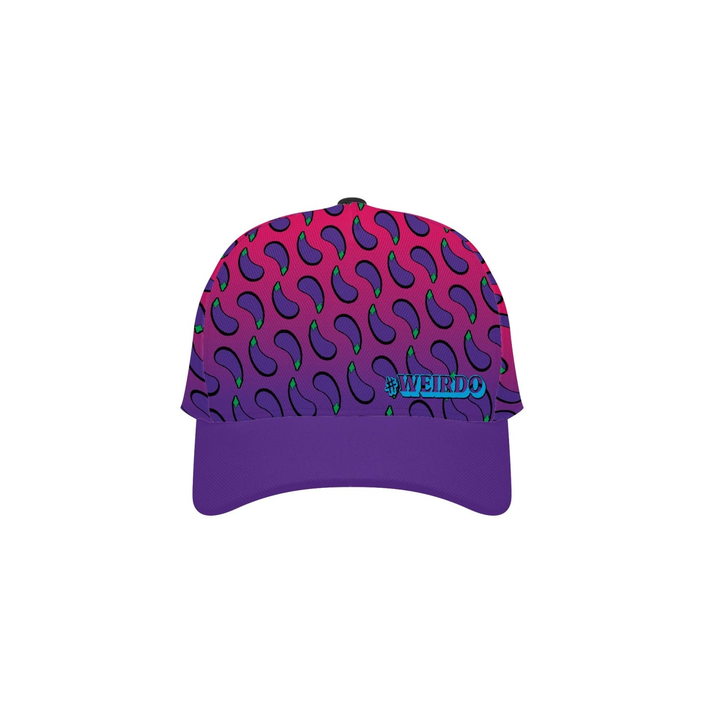 #WEIRDO | Only a weirdo will wear this baseball cap! Purple and pink colored with our logo at the front: #WEIRDO.