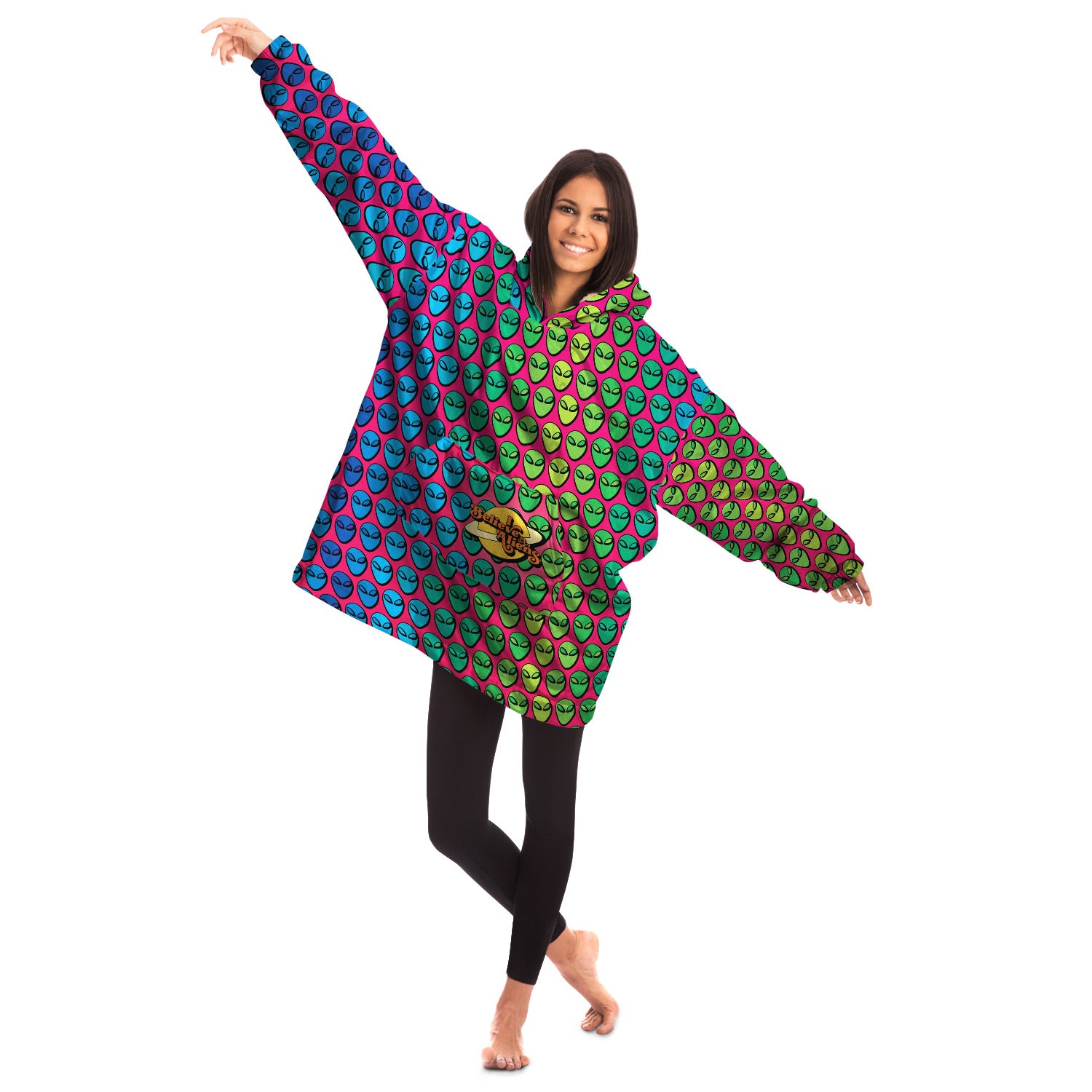 #WEIRDO | This snuggy is like a wearable blanket with sleeves. If you weirdo are looking for something weird and cozy during the winter days, this snuggy or one of our other weird snuggies might be for you!