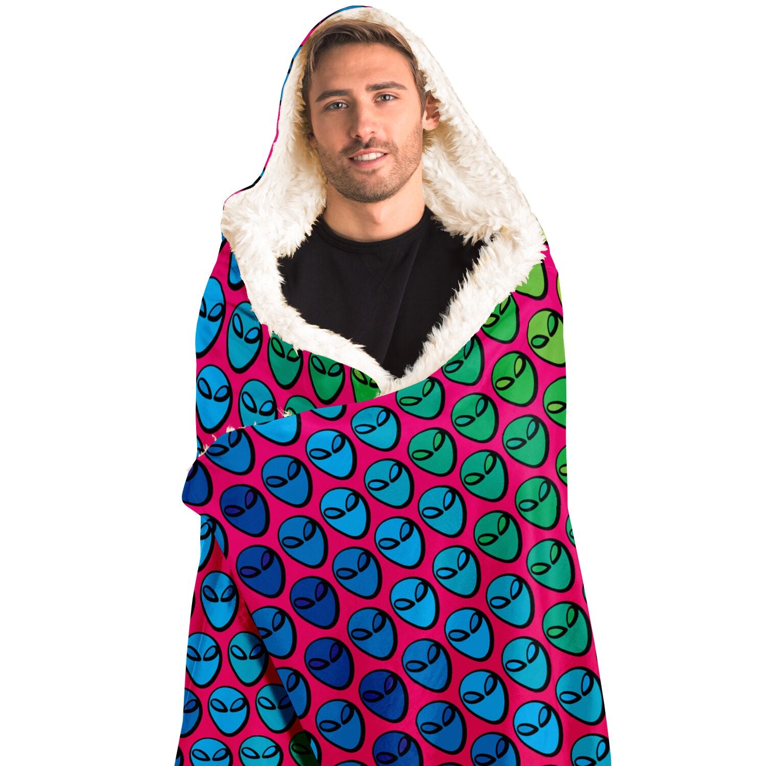 #WEIRDO | Hey weirdo, you also know that Aliens are real? Cause of course they are! Maybe we are the Aliens to Aliens, who knows. This snuggy keeps the Aliens close to you and keeps you warm.