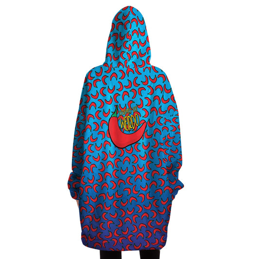 #WEIRDO | If you weirdo wanna stay HOT during the colder days, than this snuggy is perfect for you! This awesome snuggy has blue colours and red peppers printed all over the snug hoodie. The fun meme is printed at the back and at the front pocket. Check out more HOT weird stuff in our online giftstore for weirdos!