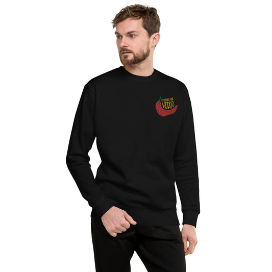 #WEIRDO | This men’s sweatshirt is specially designed for you Extremely Hot Weirdos out there! This fun meme is embroidered at the right front of the sweatshirt for men.