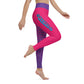 #WEIRDO | Legging for her. Yoga legging with the #WEIRDO logo on the side. Eggplant pattern on one leg.