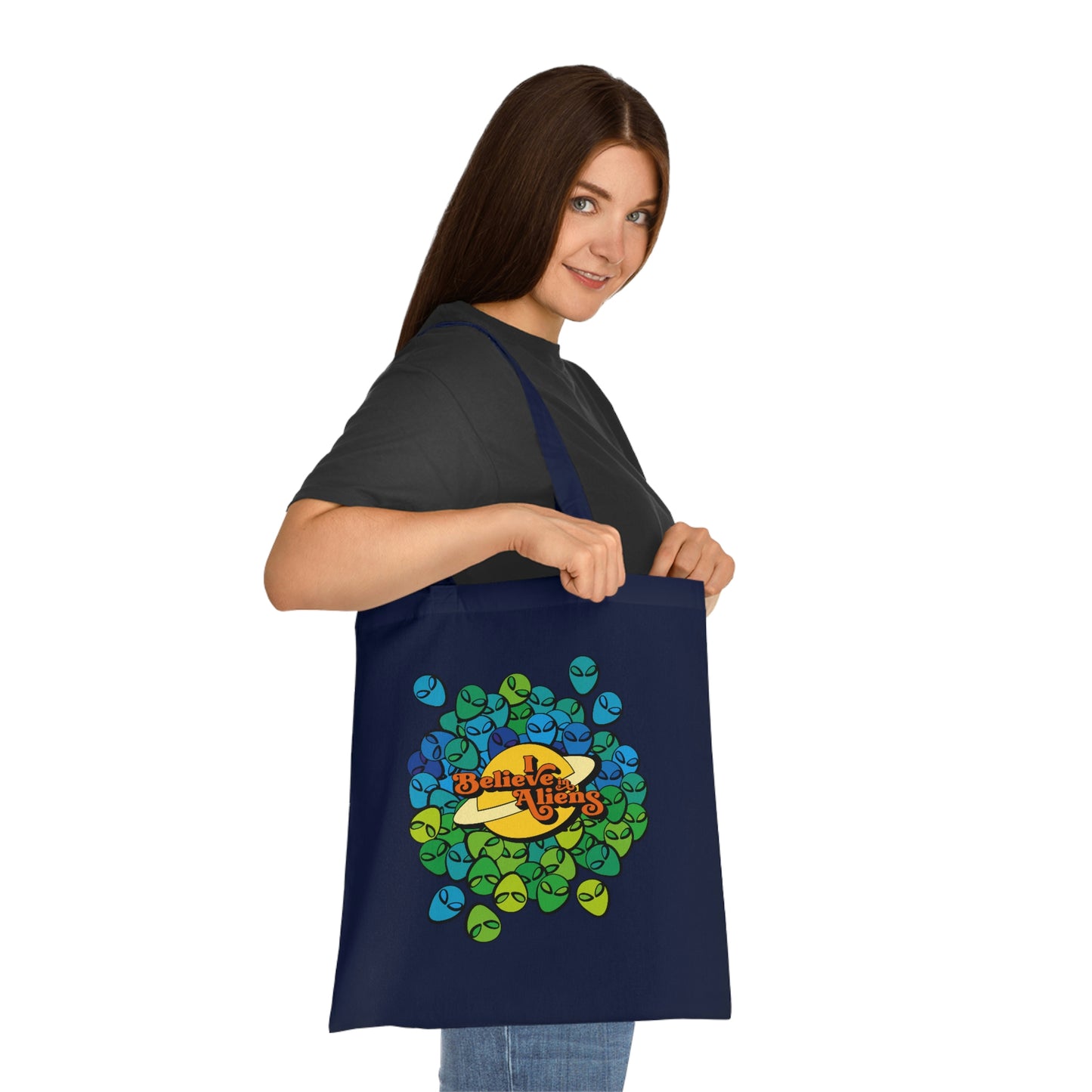 Weirdo | Cotton tote bag for you weirdos who believe Aliens are amongst us! Check out this awesome alien tote bag that is 100% cotton.