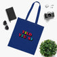 Weirdo | Royal blue cotton tote bag for your daily shopping! This tote bag is for you weirdos who know the aliens are here on earth with us. The funny meme is written at the front of the bag: TOLD YOU SO!