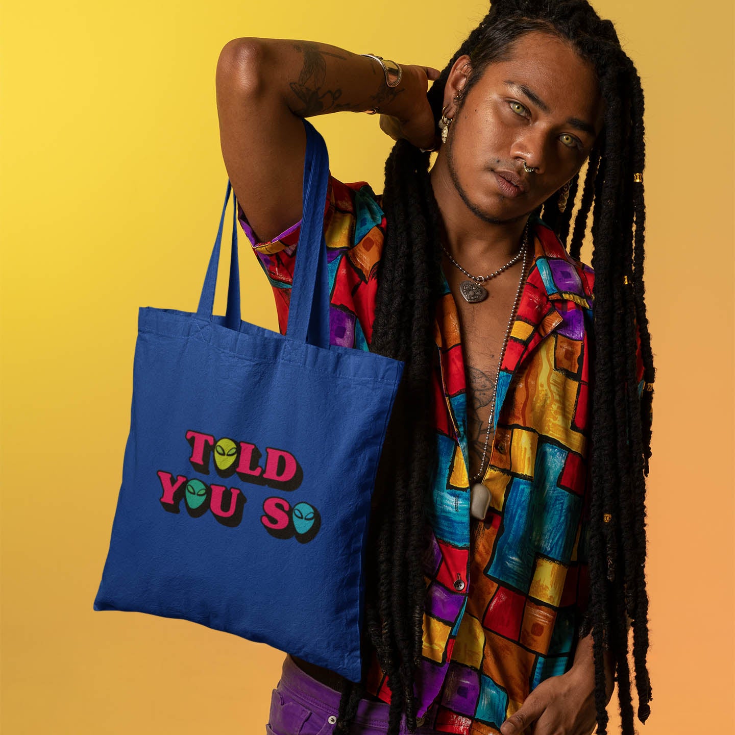 #WEIRDO | TOLD YOU SO tote bag for you weird people who believe in Aliens!