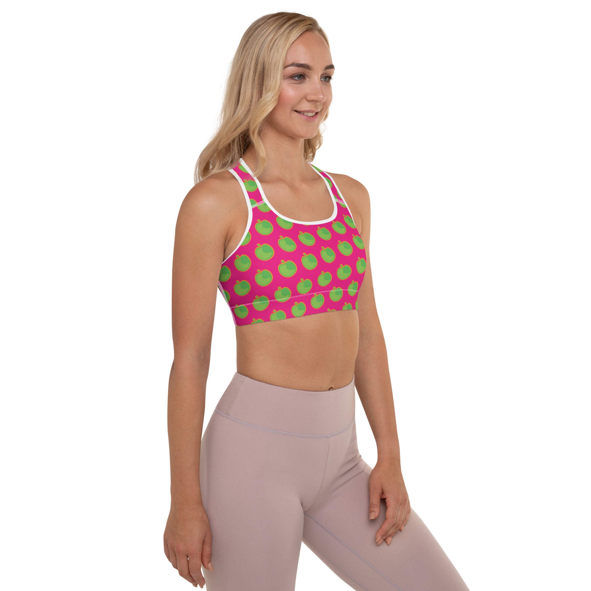 Sports Bra with meme: This apple falls really far from the tree
