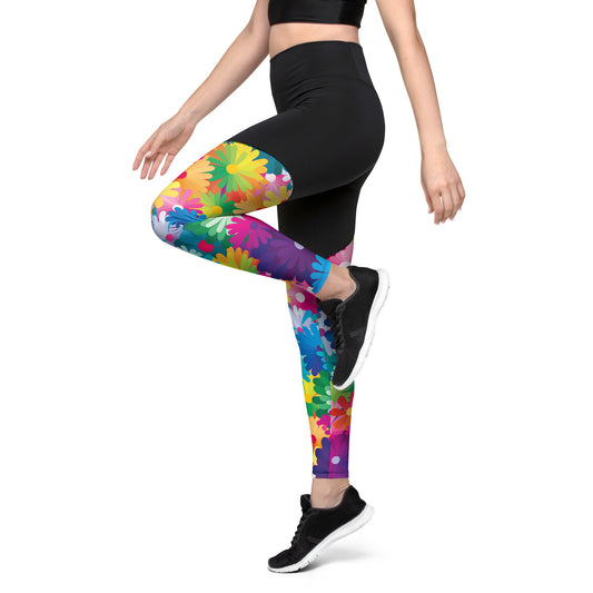 Weirdo | If you like flowers, and are born a weirdo, like to hit to gym or do yoga classes, then this sports legging might be for you! 