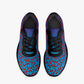 Weirdo | Women’s running shoes for weirdos! Check out these awesome and weird blue mesh running shoes with hot and spicy peppers printed all over the shoes.