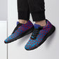 Weirdo | Blue mesh running shoes with red hot cilli peppers printed all over the mesh running shoes. These shoes are from our Extremely Hot Weirdo collection.