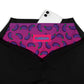 Weirdo | Colorful leggings for weirdos! These women’s sports leggings are pink and purple and have a funny pattern. Eggplants.